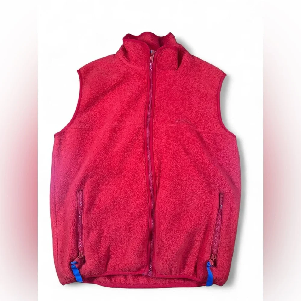 Vintage Patagonia Men’s Red Full‎ Zip Vest Made in USA Size Medium